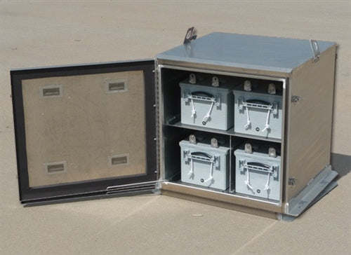 8G8D-2X2-MA,Solar Battery Box (Accommodates 4 Battery)