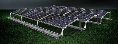 AeroCompact CompactGround > Ground-mount Solar Panel Racking