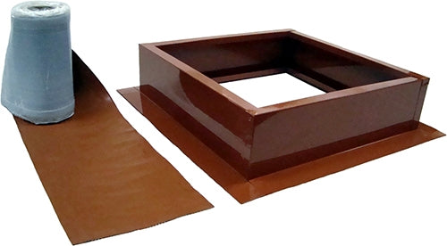 Attic Breeze AB-004-TCT > Roof Curb Installation Kit, Terra Cotta