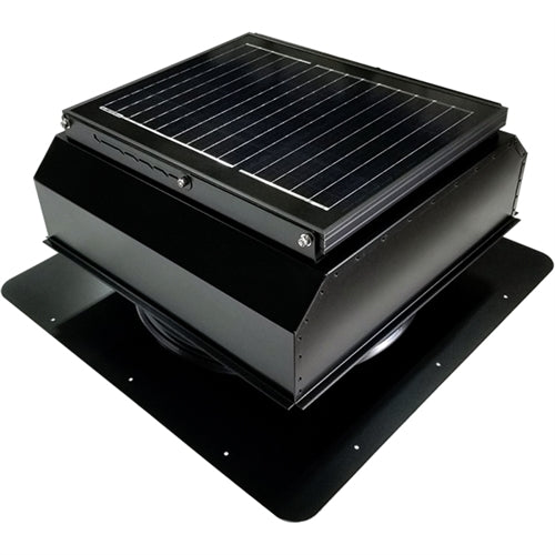 Attic Breeze Gen3 AB-2523A > 25 Watt Solar Attic Fan - Self-Flashing - Attached Panel / Choose Color