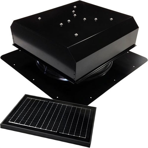 Attic Breeze Gen3 AB-2523D > 25 Watt Solar Attic Fan - Self-Flashing - Detached Panel