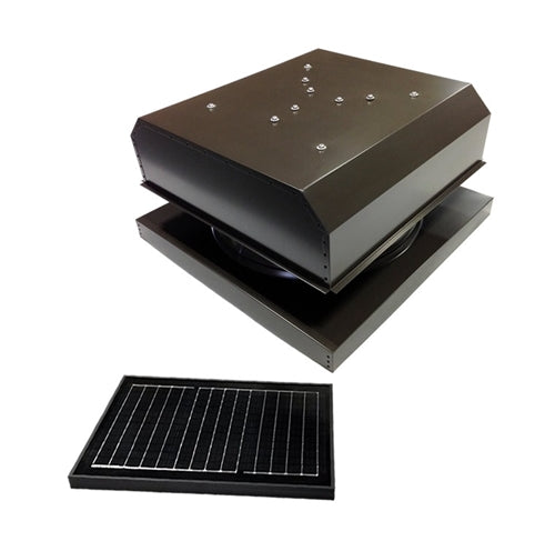 Attic Breeze Gen3 AB-2543D > 25 Watt Solar Attic Fan - Curb-Mount - Detached Panel