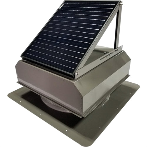 Attic Breeze Gen3 AB-3523A > 35 Watt Solar Attic Fan - Self-Flashing - Attached Panel