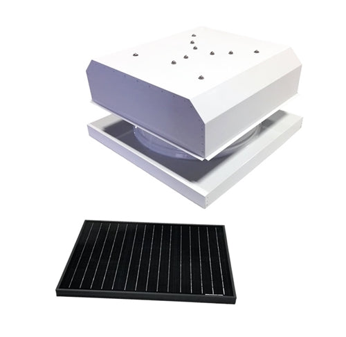 Attic Breeze Gen3 AB-3543D > 35 Watt Solar Attic Fan - Curb-Mount - Detached Panel