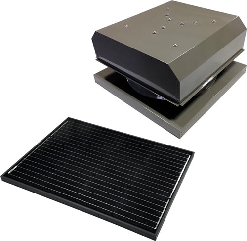 Attic Breeze Gen3 AB-6543D > 65 Watt Solar Attic Fan - Curb-Mount - Detached Panel