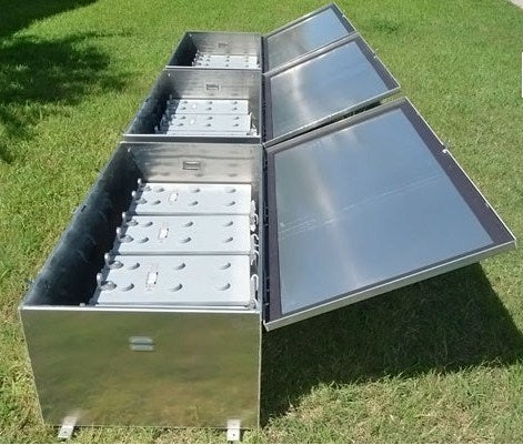 BBA-10, Solar Battery Box (Accommodates 10 Batteries)