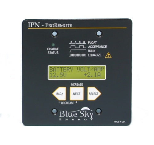 Blue Sky IPNPRO-S - IPN-ProRemote Display for SB2512i/iX & SB3024iL - With Shunt