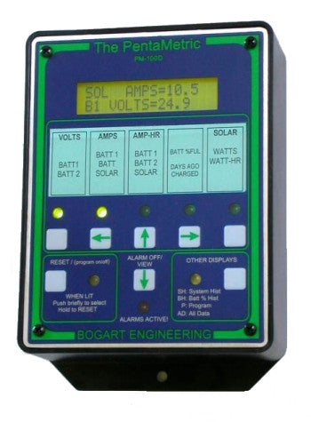 Bogart Engineering Amp Hour Meter Pentametric Display Unit - PM-100-D