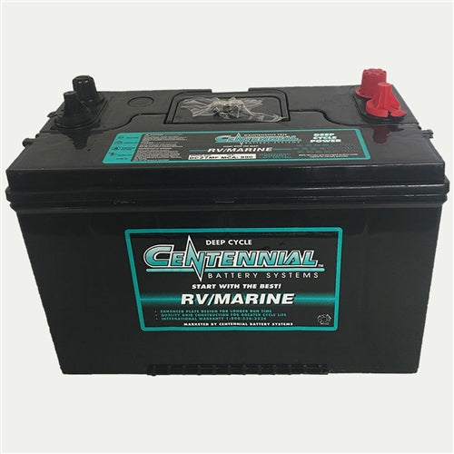 Centennial Battery DC27MF > 12 Volt 115 Amp Hour - Flooded Lead Acid - Group 27