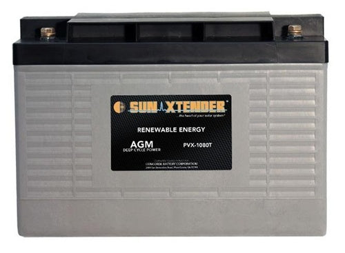Concorde 12 Volt 108 Amp Hour Sun Xtender Battery - PVX-1080T