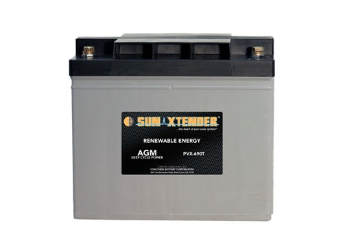 Concorde 12 Volt 69 Amp Hour Sun Xtender Battery - PVX-690T