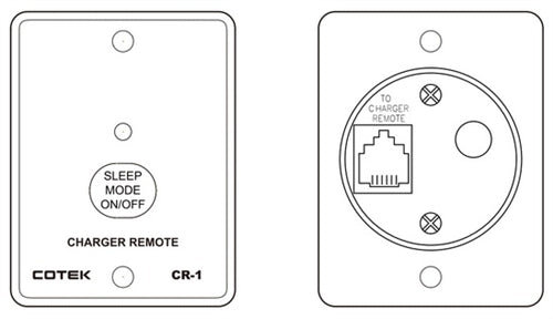 Cotek CR-1 - Remote Controller for Cotek CX series battery chargers with 25' cable