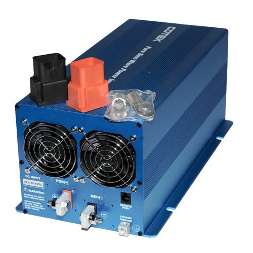Cotek SK3000-224 - 3000 Watt 24 Volt Inverter / Pure Sine Wave / Schuko Outlet