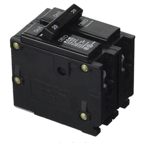 Eaton BR220 > 20 Amp 240 VAC 2-Pole Breaker for Enphase IQ Combiner