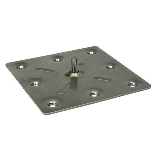 EcoFasten 44R-BASE-SS-NDD 3015013 > 6 INCH x 6 IN Base Plate - Stainless Steel