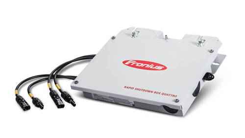 Fronius 4,240,154 > Fronius Rapid Shutdown Box-Quattro for Galvo / Primo Interters, Dual / Multi DC String, 25A Max Per Input