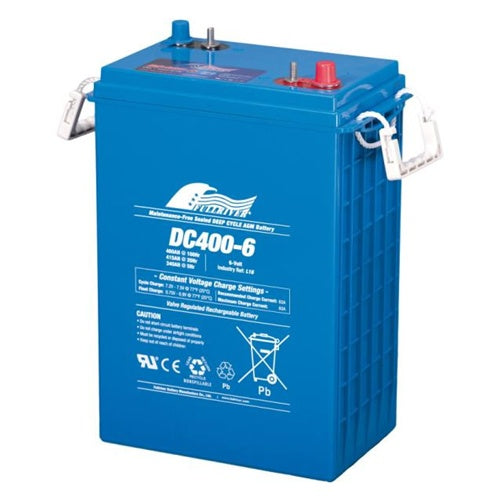 Fullriver DC400-6 - 6 Volt 415 Amp Hour AGM Battery