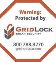 GridLock Yard sign "Theft Protection by Grid-lock", 1 sq ft, GL-Sign-12