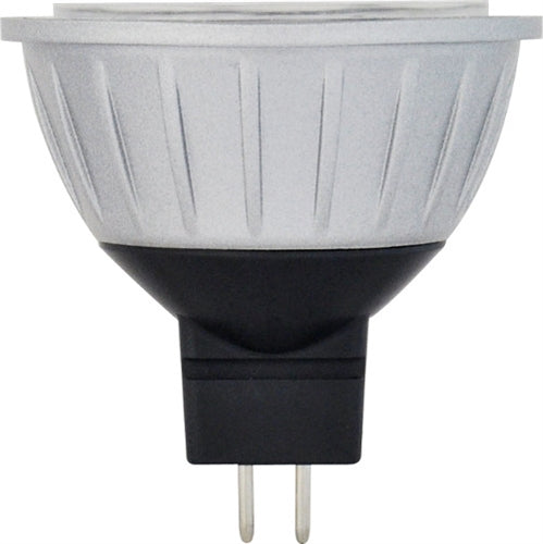 Halco 81080 MR16WFL10/830/LED > LED MR16 2.5W 3000K Dimmable 60 GU5.3 ProLED Damp Location Silver/Dark Gray