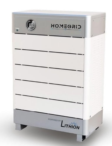 HomeGrid Stack'd 28.8kWh > 28.8 kWh Lithium Iron Stack'd Battery Storage - 6 Battery Modules