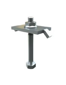 IronRidge Mid Clamp H, Mill, 2.75", 4 Piece Kit, 29-7000-104