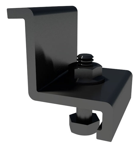 IronRidge End Clamp I, 1.25" Black 4 Piece Kit, 29-7000-125B