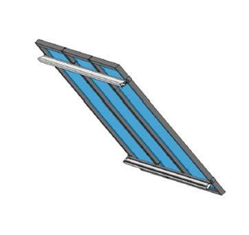 IronRidge XRL, Ground Mount Rail, Clear 84" (7 feet), 51-6000-084A