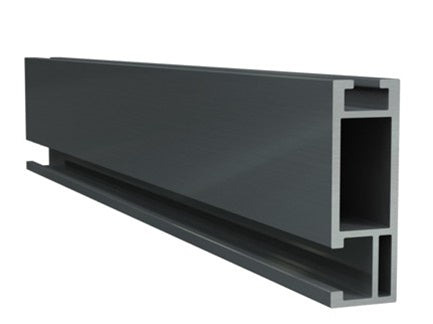 IronRidge XRL Light Aluminum Rail, 12ft, Black, 51-6000-144B