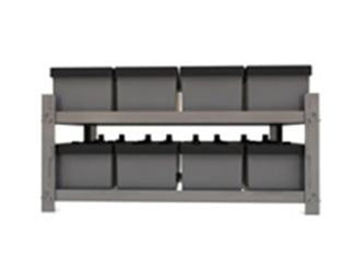 IronRidge 8DD Optional Battery Rack Cover for KDR-8DD, 57-2008-010