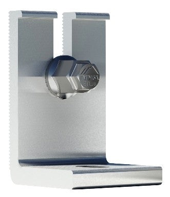 IronRidge FM-LFT-002 > UFO Series Slotted L-foot with Bonding Bolt - Mill Finish - 4 Piece Kit