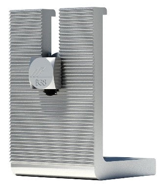 IronRidge FM-LFT-002 > UFO Series Slotted L-foot with Bonding Bolt - Mill Finish - 4 Piece Kit