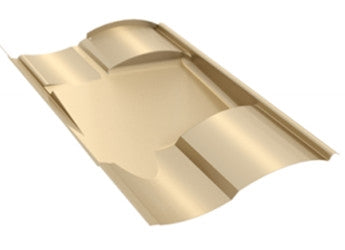 IronRidge KOF-F01-T1 > Knockout Tile, Tan Flashing, Flat Profile - 1 Unit