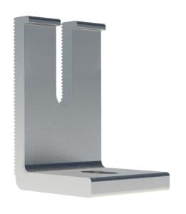 IronRidge LFT-03-M1 > UFO Series Slotted L-Foot - Mill Finish - 1 Unit