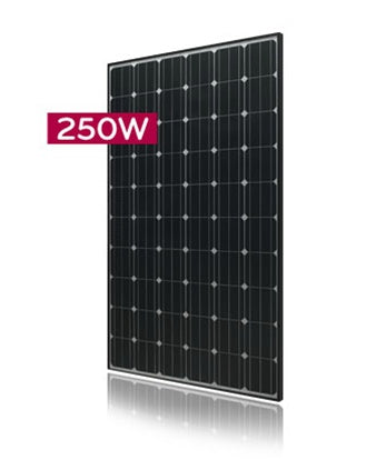 LG Solar 250 Watt 29 Volt Solar Panel - LG250S1C