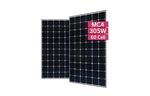 LG Solar LG295N1C-B3 - 295 Watt Black Frame Solar Panel