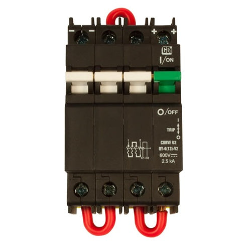 Midnite Solar MNEPV16-600RT - 16 AMP 600 VDC DIN Breaker
