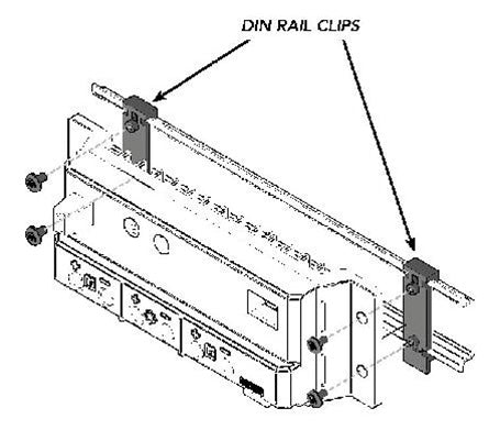 MorningStar DIN-1 > DIN Rail Clips - Pack of 2 Clips