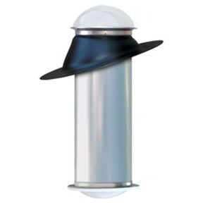 Natural Light 10 Inch Tubular Skylight Kit (Pitched Roof, Black Flashing, Prismatic Diffuser) - 10KPBP