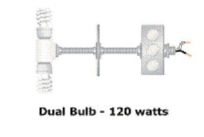 Natural Light Skylight Evening Light Kit - Double Socket - LK-2