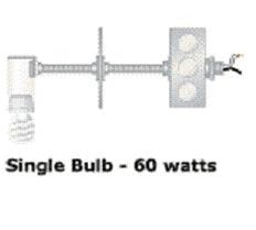 Natural Light Skylight Evening Light Kit - Single Socket - LK