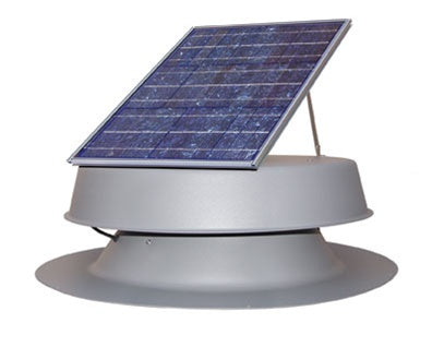 Natural Light SAF32GR > 32 Watt Gray Solar Attic Fan > Shingled Roof