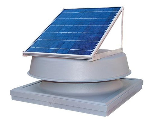 Natural Light SAF46CMGR > 48 Watt Solar Attic Fan > Curb Mount