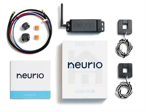 Neurio W1-HEM > Home Energy Monitor Kit, Split Phase Meter/Data Logger with 2x CT’s and WiFi