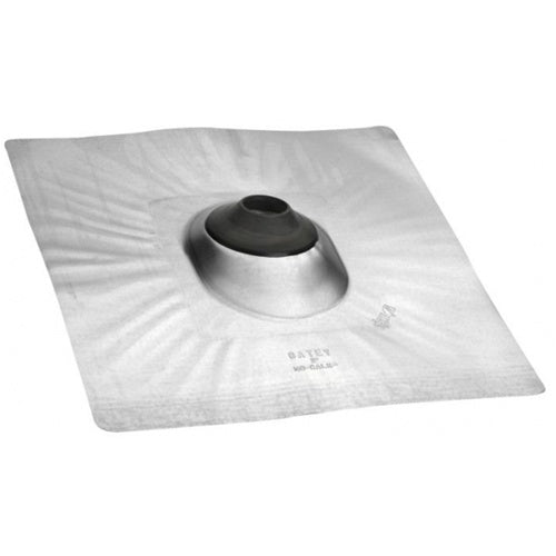 OATEY / RD Kincaide - Aluminum No-Calk Roof Flashing - 0.5" to 1" Diameter - 18" x 18" Base - 11833