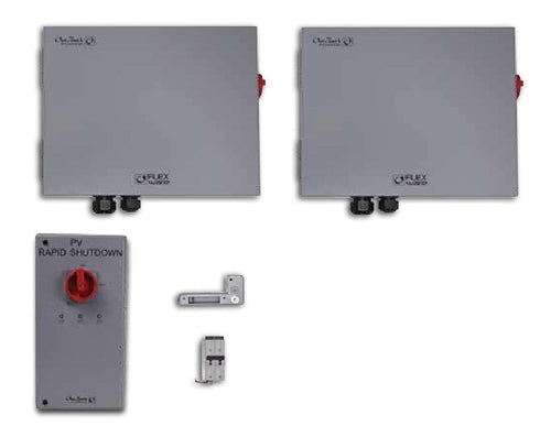 OutBack Power ICSPlus-2 > FLEXware ICS Plus Package - Complete rapid shutdown and arc fault system for two combined circuits