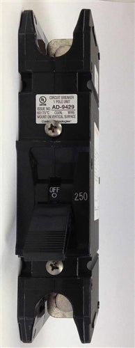 Outback PNL-250-DC - 250 Amp 125 VDC Single Pole Panel Mount Breaker