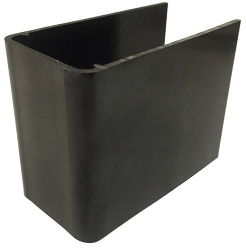ProSolar A-ENDCAPD-B > End Cap / 2.5 Inch Rail / Single Cap - Black Finish