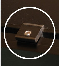 ProSolar RoofTrac® A-FSB-Single-24 > Single Bracket for ProSolar Decorative Front Skirts - Black - Qnty. 1