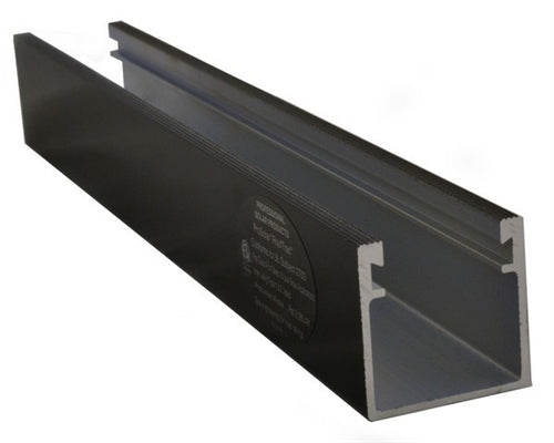 ProSolar R-136DBLACK > 136 Inch Deep Support Rail / 2.5 Inch Deep - Black