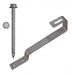 QuickBOLT 17610 > 180° Flat Tile Roof Hook Kit - 38mm Height with #14 x 3" Mounting Screws - 20 Hooks and 40 Screws